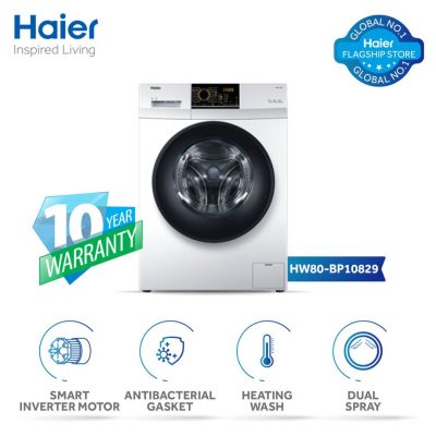 haier 8 kg front load washing machine hw80bp10829