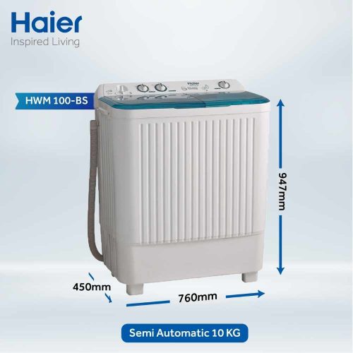 haier 100bs washing machine dimensions