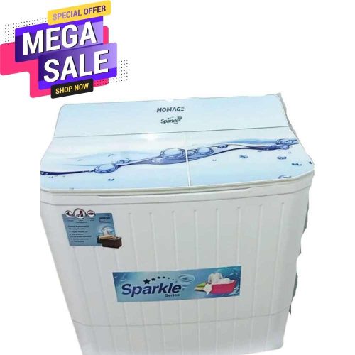 homage 12 kg twin tub washing machine hw-49102sag
