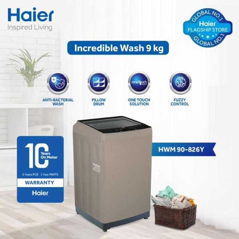 Buy Haier 90826 Automatic Washing Machine 9 kg