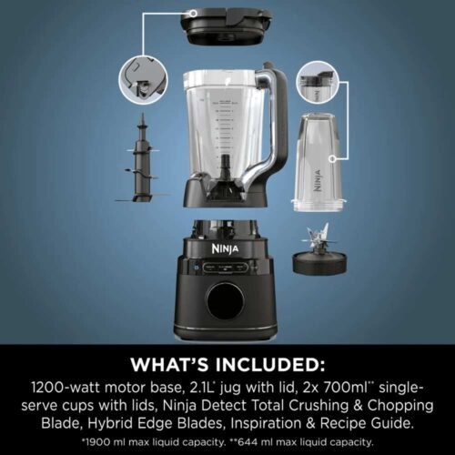 Ninja Detect Duo® Power Blender Pro + Single Serve 2.1L TB301ME - Image 2