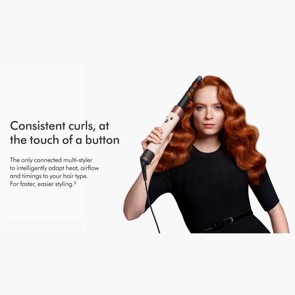 dyson airwrap id offers consistent curls at the touch of a button