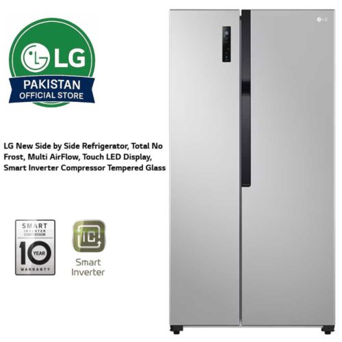 lg side by side refrigerator grfb587pqam by lg pakistan