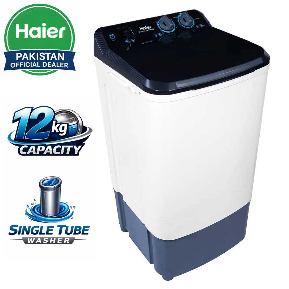 haier 1201217 12kg single tub washing machine pakistan