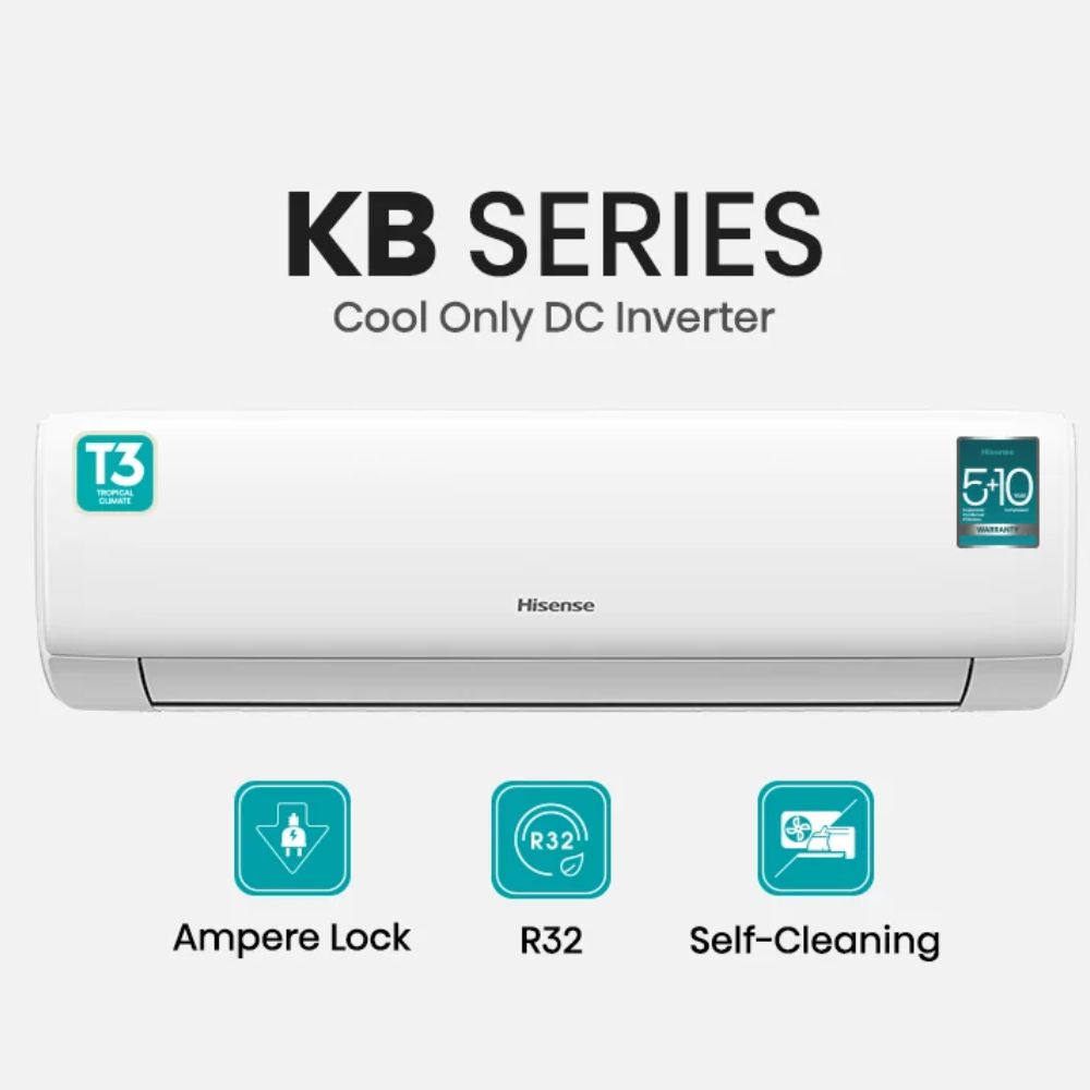 hisense 1 ton inverter ac cool only