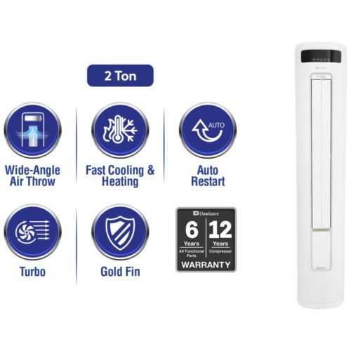 dawlance glamour plus 2 ton floor standing ac